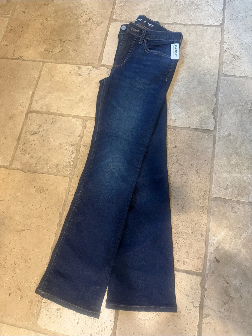 Old Navy  Boys Dark Blue Boot-Cut Jeans